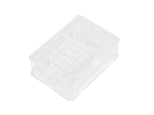 Waveshare Acryl-Gehäuse für Raspberry Pi 5, Klare Acryl-Paneele, Unterstützt die Installation Eines Offiziellen Aktiven Kühlers (Nicht im Lieferumfang Enthalten) von Waveshare