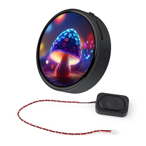 Waveshare ESP32-S3 1.75inch AMOLED Round Touch Display Development Board(with Case, No GPS), 32-Bit LX7 2-Core Processor, 466x466, QSPI Interface, Dual Digital Microphones Array, ESP32 with Display von Waveshare