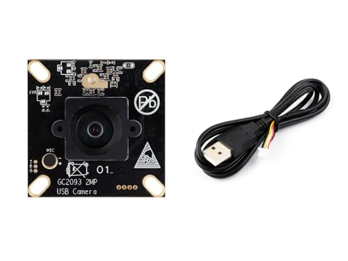 Waveshare GC2093 2MP USB Camera Module, Wide Dynamic Backlight Imaging, Fixed-Focus, Onboard Microphone Waveshare GC2093 2MP USB Camera Module, Wide Dynamic Backlight Imaging, Fixed-Focus, Onboard Microphone von Waveshare