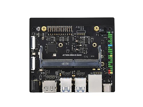 Waveshare Jetson Orin Nano/NX AI Development Board, with Two 4-Lane CSI Ports, Two M.2 Key M and One M.2 Key E Ports, 5 USB Ports, 4K High-Definition DisplayPort Port, Compatible with Orin Module von Waveshare