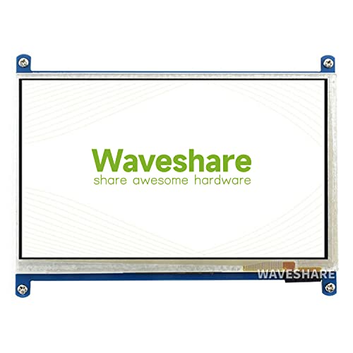 Waveshare [Latest Version] 7inch HDMI Capacitive Touch LCD (B) Monitor Compatible with Raspberry Pi 4B/3B+/3A+/3B/2B/B+/A+/Zero CM3/3+/4* PC Supports Windows 11/10/8.1/8/7 von Waveshare