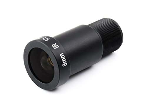 Waveshare M12 High Resolution Lens, Compatible with Raspberry Pi Camera M12,12MP, 69.5° FOV, 8mm Focal Length Waveshare M12 High Resolution Lens, Compatible with Raspberry Pi Camera M12,12MP, 69.5° FOV, 8mm Focal Length von Waveshare
