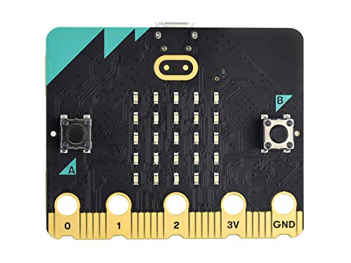 Waveshare Micro:bit V2 ARM Development Board, with Built-In Speaker and Microphone, for Programming Video Games, Science Experiments, etc von Waveshare