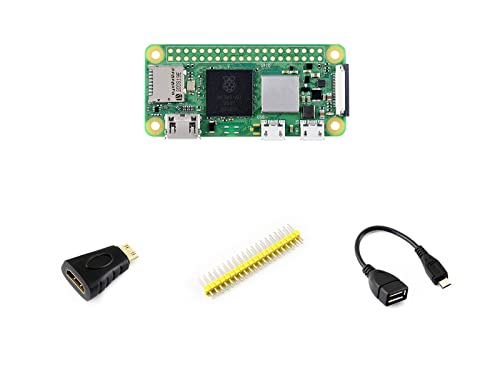 Waveshare Package A(4 Items) Compatible with Raspberry Pi Zero 2 W,Bundle with Mini HDMI to HDMI Adapter,2X20 Pinheader and Micro USB OTG Cable von Waveshare