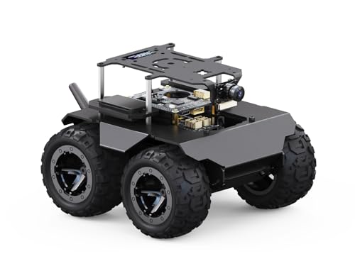 Waveshare RaspRover Open-Source 4WD AI Robot,Compatible with Raspberry Pi 4B, Dual Controllers, Computer Vision, PI4B-4GB NOT Included von Waveshare