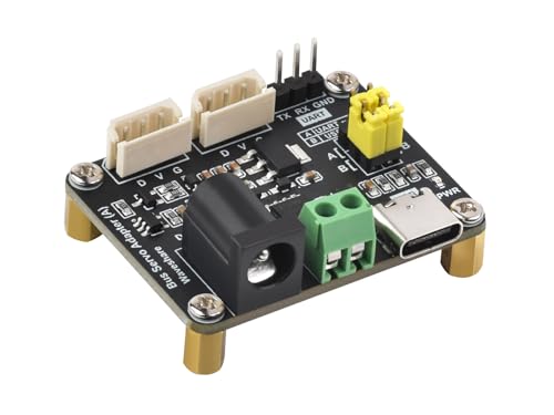 Waveshare ST/SC Serieller Bus Servos Treiber Board Integriert Servo Stromversorgung und Steuerschaltung, Unterstützt UART und USB Steuerung, Ermöglicht die Steuerung von bis zu 253 Seriellbus Servos von Waveshare