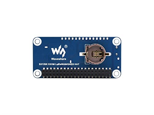 Waveshare SX1262 868/915M LoRaWAN Node Module, LoRaWAN/GNSS Expansion Board for Raspberry Pi, with L76K Module, Sucker Antenna and GPS Antenna, Suitable for HF Band, for LoRaWAN Networks Building von Waveshare
