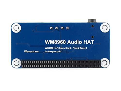 Waveshare Sound Card HAT, Integrates WM8960 Stereo CODEc, Compatible with Raspberry Pi von Waveshare