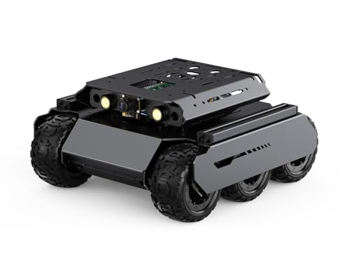 Waveshare UGV Rover Open-Source 6 Wheels 4WD AI Robot, Compatible with Raspberry Pi 5, Dual Controllers, Computer Vision, PI5-4GB Included von Waveshare