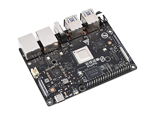 Waveshare VisionFive2 RISC-V Single Board Computer, StarFive JH7110 Processor, with Integrated 3D GPU, 4GB LPDDR4 RAM, 40PIN GPIO Interface, Compatible with Raspberry Pi (with WiFi Module) von Waveshare