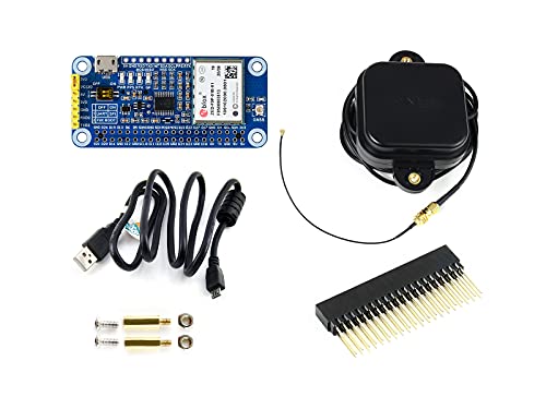 Waveshare ZED-F9P GPS-RTK HAT for Raspberry Pi and Jetson Nano Centimeter Level Raspberry Pi GNSS HAT Accuracy Multi-Band RTK Differential GPS Module von Waveshare