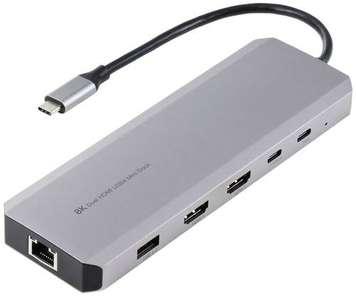 Wavlink USB4 (USB-C®) 8K Notebook Dockingstation WL-UHP4403 Unterstützt 8K@30Hz (1x) / 4K@30Hz (2x von Wavlink