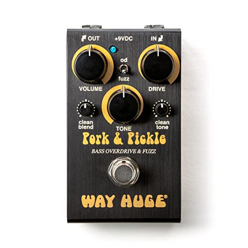 WAY HUGE - WM91 - Pork and Pickle mini Bass overdrive & fuzz schwarz WAY HUGE - WM91 - Pork and Pickle mini Bass overdrive & fuzz schwarz von Way Huge