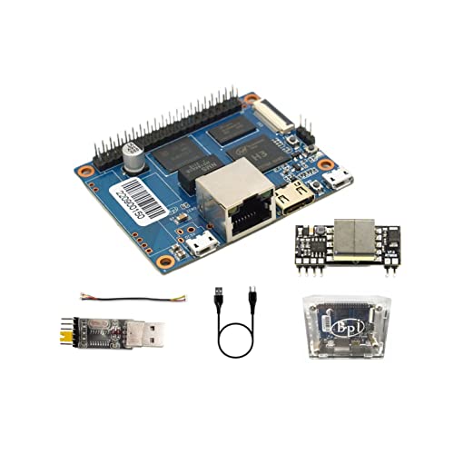 Banana Pi BPI-P2 Zero Allwinner H3 Single Board Computer mit Quad-Core Cortex-A7 CPU Mali400MP2 GPU Onboard 512MB DDR 3 SDRAM 8GB eMMC 100M LAN für IoT Entwicklung Unterstützung Android Linux von WayPonDEV