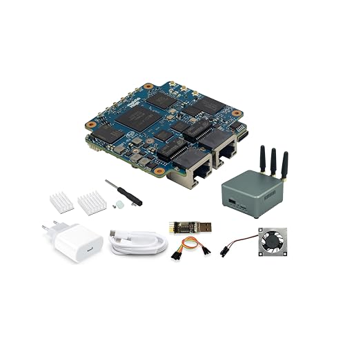 Banana Pi BPI-R3 Mini Wi-Fi 6 OpenSource Router Board, OpenWRT Wireless Dual-Band Router, MediaTek MT7986 (Filogic 830) CPU, Support WiFi 6 and 2X 2.5GbE SFP Ethernet for NAS Smart Home Gateway von WayPonDEV