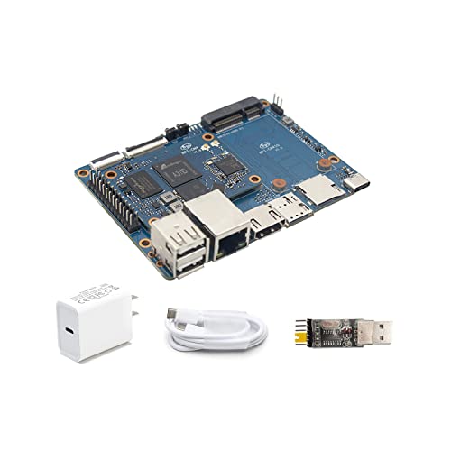 Banana Pi CM4 Single Board Computer, mit Amlogic A311D CPU 5TOPS NPU Mali-G52 GPU, LPDDR4 4GB RAM 16G eMMC für AI Edge Computing, Unterstützung für Android Linux, kompatibel mit Raspberry Pi CM4 von WayPonDEV