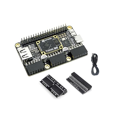 Sipeed Tang Primer 25K GW5A FPGA Entwicklungsboard, Linux RISCV Single Board Computer, mit MIPI 2.5Gbps Ethernet PMOD Port für FPGA Ausbildung, unterstützt SDRAM HDMI Kamera Module (SDRAM Bundle) von WayPonDEV