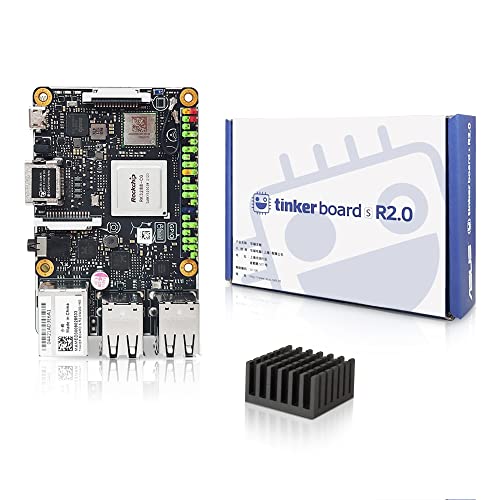 WayPonDEV Tinker Board S R2.0 Single Board Computer RK3288 SoC 1,8 GHz Quad Core CPU, 600 MHz Mali-T764 GPU, 2 GB LPDDR3 & 16 GB eMMC Motherboard von WayPonDEV