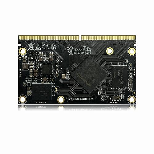 WayPonDEV YY3568 Open Source Einplatinenrechner Rockchip RK3568 SoC Unterstützung mit Android 11.0, Debian 10.0 für Image Recongnition (Core Board 4GB RAM) von WayPonDEV