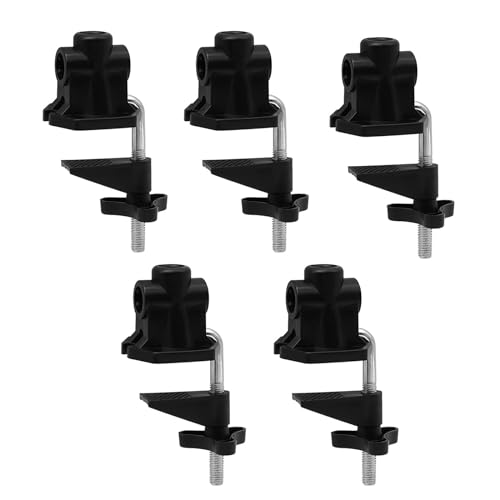 5 Stück C Klemme Schreibtischlampe Clip Montage Tischsockel Klemme für Schwingarm Licht Schwinge Arm Lampe von Wayfadacc