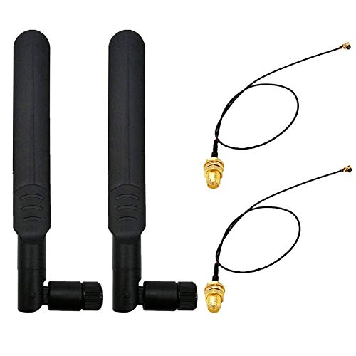 WayinTop 2 Set 8dBi WiFi RP-SMA Weiblich Antenne Dual Band Drahtlose WLAN Netzwerk 2,4GHz 5GHz 5,8GHz + 20cm U. FL/IPEX zu RP-SMA Weiblich Pigtail WiFi Kabel für Router Mini PCIe Karten WayinTop 2 Set 8dBi WiFi RP-SMA Weiblich Antenne Dual Band Drahtlose WLAN Netzwerk 2,4GHz 5GHz 5,8GHz + 20cm U. FL/IPEX zu RP-SMA Weiblich Pigtail WiFi Kabel für Router Mini PCIe Karten von WayinTop