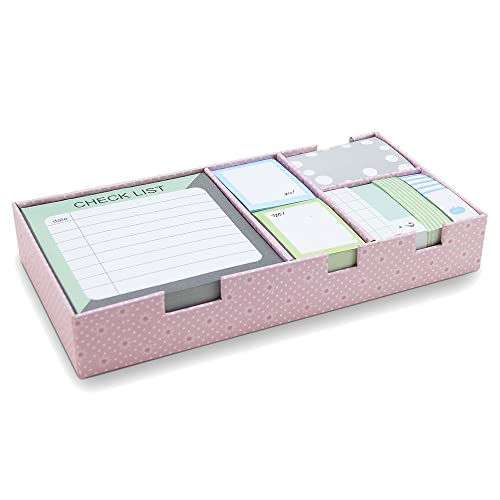 WAYTEX 931667 Noten-Set, 800 Stück, wiederverwendbar, Pastellfarben, Geschenkbox, Organizer für Büro von Waytex