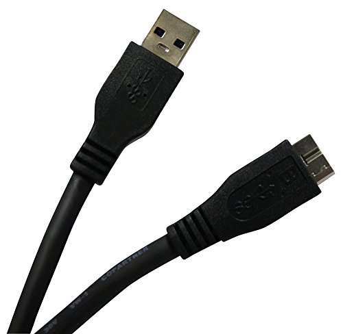 Waytex 11622 USB 3.0-Kabel, Stecker A/Stecker B, männlich, 2 m, Schwarz von Waytex