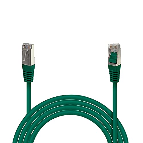 Waytex 3208 Netzwerk-Patchkabel RJ45 geschirmt FTP Cat 5e 3 m grün von Waytex