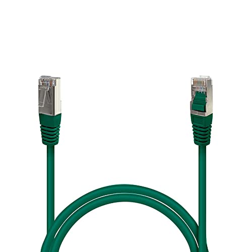 Waytex 33509 RJ45 CAT6 Netzwerk-Kabel Geschirmt FTP 1 m Grün von Waytex