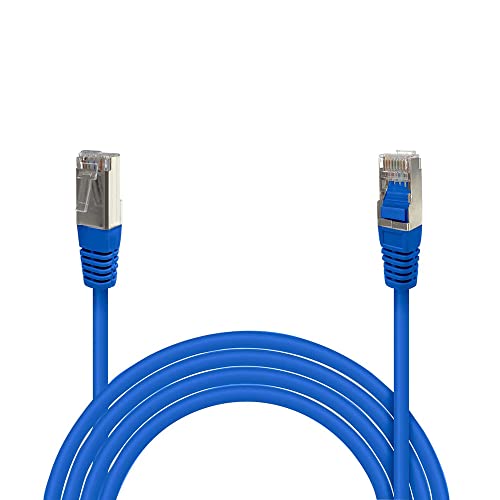 Waytex 33521 Netzwerk RJ45 CAT6 geschirmt FTP 5 m blau von Waytex