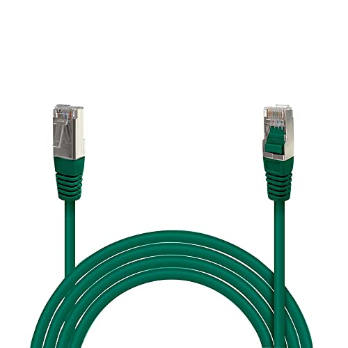 Waytex 33595 geschirmte RJ45 ADSL Netzwerk Kabel 7,50 m grün von Waytex