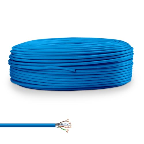 Waytex 36421 Netzwerkkabel, FTP, 100 m, Blau von Waytex