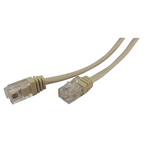 Waytex 39080 ADSL RJ11 Kabel männlich/männlich 3 m beige von Waytex