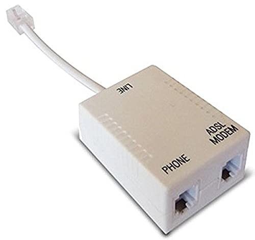 Waytex 39309 Filter ADSL RJ45 auf Kabel 2 x RJ11 0,10 m beige von Waytex