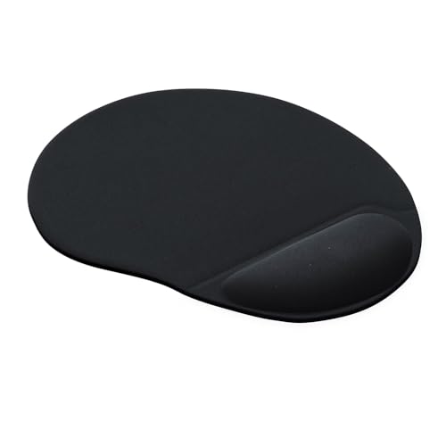 Waytex 73735 Ergonomisches Mauspad, schwarz, mit Handgelenkauflage aus Gel, rutschfeste Silikonbasis, Oberseite aus glattem Stoff, Abriebfest, leicht zu gleiten, Schwarz Waytex 73735 Ergonomisches Mauspad, schwarz, mit Handgelenkauflage aus Gel, rutschfeste Silikonbasis, Oberseite aus glattem Stoff, Abriebfest, leicht zu gleiten, Schwarz von Waytex