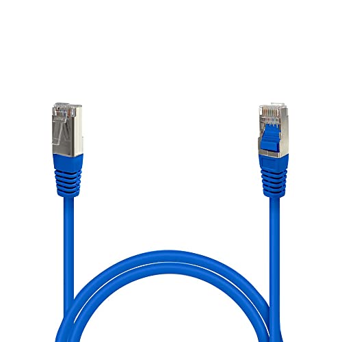 Waytex Netzwerkkabel RJ45 CAT. 6 100% Kupfer geschirmt FTP blau 1.50 m von Waytex