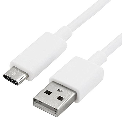 Waytex USB-Kabel 3.1 Typ C/USB 2.0 auf Stecker, 1,00 m, Weiß zum Laden von Waytex