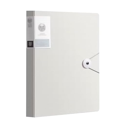 Aktenordner, Ordner for Dokumente, Ordner A4 Präsentationsdisplay, Präsentationsprojekt-Aktenordner for Büro, Schule, 80 Taschen/Blau (Color : White) von WchsTUmpxN