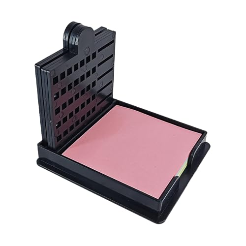 PO ST-IT-Notizvorlage, Schablonen-Tool, Memo-Pad-Organizer, kompaktes Planungszubehör, einfaches Nachfüllendesign, 1 Stück 3x3 Zoll, Workstation Desk Setup von Wcybym