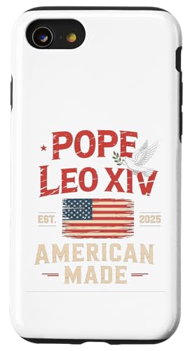 American Made First Papst Leo XIV Christian Robert Prevost Hülle für iPhone SE (2020) / 7 / 8 von We Have a Pope Habemus Papam 2025 Vatican Papa