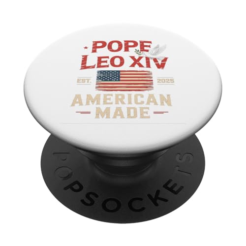 American Made First Papst Leo XIV Christian Robert Prevost PopSockets Klebender PopGrip American Made First Papst Leo XIV Christian Robert Prevost PopSockets Klebender PopGrip von We Have a Pope Habemus Papam 2025 Vatican Papa