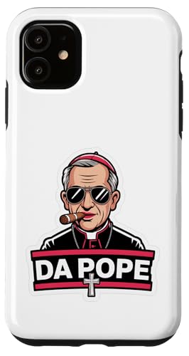 Da Pope Leo XIV Christian Papst Robert Prevost Lustiger Humor Hülle für iPhone 11 Da Pope Leo XIV Christian Papst Robert Prevost Lustiger Humor Hülle für iPhone 11 von We Have a Pope Habemus Papam 2025 Vatican Papa