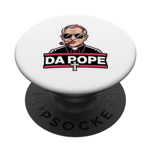 Da Pope Leo XIV Christian Papst Robert Prevost Lustiger Humor PopSockets Klebender PopGrip Da Pope Leo XIV Christian Papst Robert Prevost Lustiger Humor PopSockets Klebender PopGrip von We Have a Pope Habemus Papam 2025 Vatican Papa
