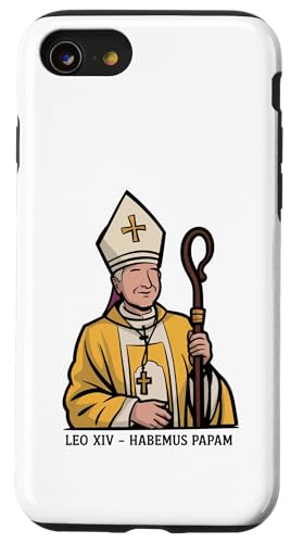 Habemus Papam Papst Leo XIV Christlicher Papst Robert Prevost Hülle für iPhone SE (2020) / 7 / 8 von We Have a Pope Habemus Papam 2025 Vatican Papa