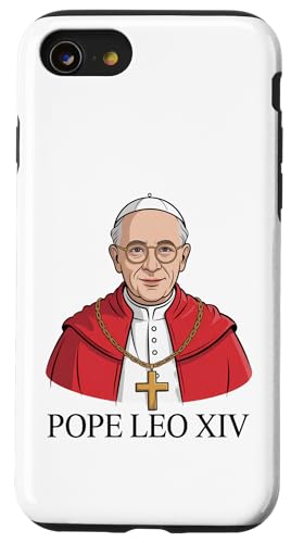 Katholische Wahl Papst Leo XIV. Christlicher Papst Robert Prevost Hülle für iPhone SE (2020) / 7 / 8 von We Have a Pope Habemus Papam 2025 Vatican Papa