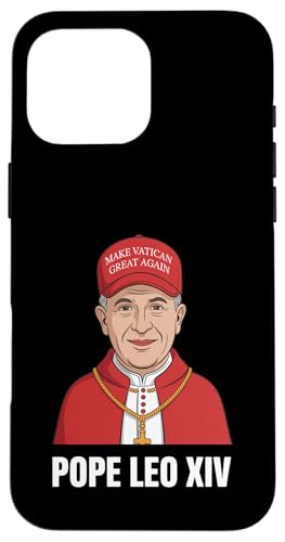 Lustiger Papst Leo XIV Make Vatican Great Again Catholic Humor Hülle für iPhone 16 Pro Max Lustiger Papst Leo XIV Make Vatican Great Again Catholic Humor Hülle für iPhone 16 Pro Max von We Have a Pope Habemus Papam 2025 Vatican Papa