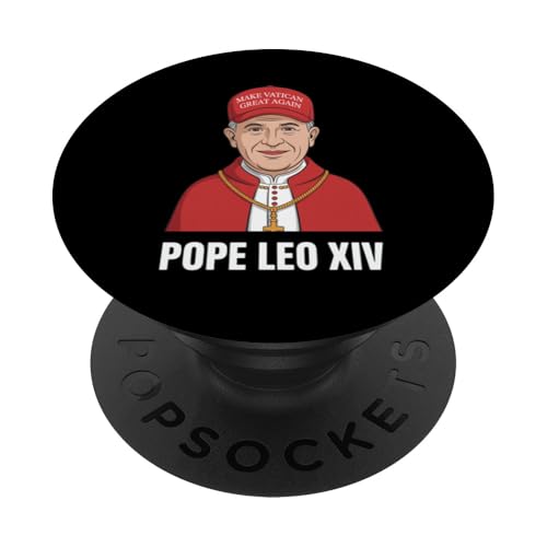 Lustiger Papst Leo XIV Make Vatican Great Again Catholic Humor PopSockets Klebender PopGrip Lustiger Papst Leo XIV Make Vatican Great Again Catholic Humor PopSockets Klebender PopGrip von We Have a Pope Habemus Papam 2025 Vatican Papa