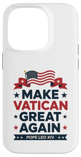 Lustiger Papst Leo XIV Make Vatican Great Again Robert Prevost Hülle für iPhone 14 Pro Lustiger Papst Leo XIV Make Vatican Great Again Robert Prevost Hülle für iPhone 14 Pro von We Have a Pope Habemus Papam 2025 Vatican Papa