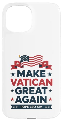 Lustiger Papst Leo XIV Make Vatican Great Again Robert Prevost Hülle für iPhone 15 Lustiger Papst Leo XIV Make Vatican Great Again Robert Prevost Hülle für iPhone 15 von We Have a Pope Habemus Papam 2025 Vatican Papa