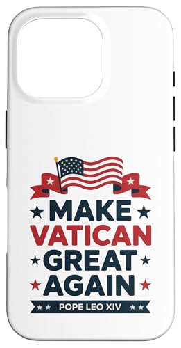 Lustiger Papst Leo XIV Make Vatican Great Again Robert Prevost Hülle für iPhone 16 Pro Lustiger Papst Leo XIV Make Vatican Great Again Robert Prevost Hülle für iPhone 16 Pro von We Have a Pope Habemus Papam 2025 Vatican Papa